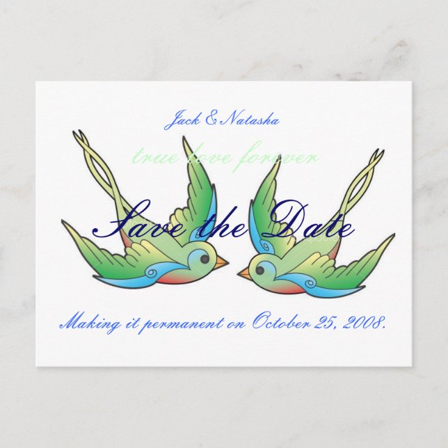 Gör sann kärlek bestående meddelande vykort (Framsida)