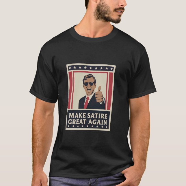 Gör satir bra igen rolig politisk parodi t shirt (Framsida)