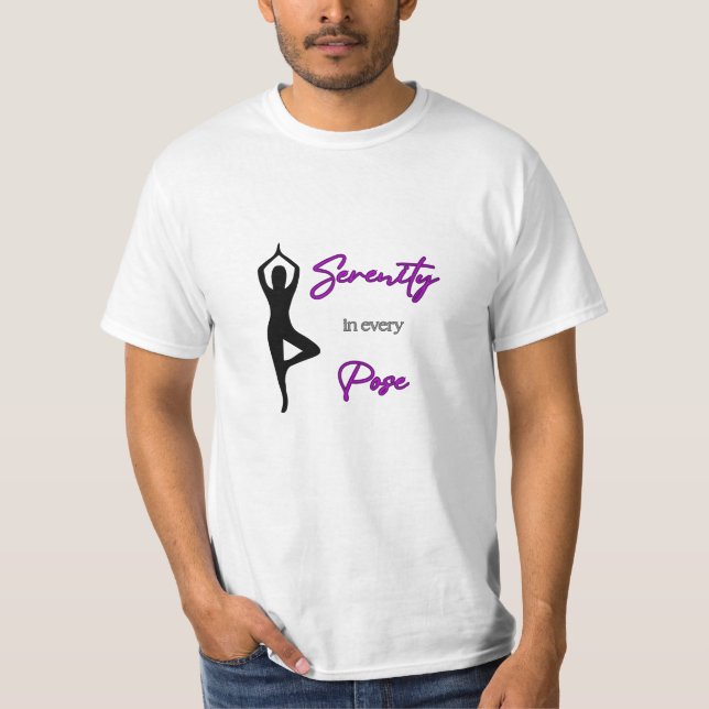 GÖR! Serenitet i varje dos - Yoga T-Shirt (Framsida)