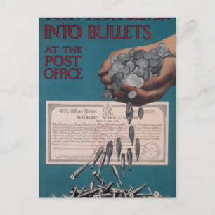 Gör silver till punkter vid_Propaganda-Poster Vykort