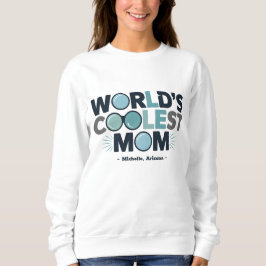 Gör sin sjömil med Personligen "Coola Mamma" T Shirt