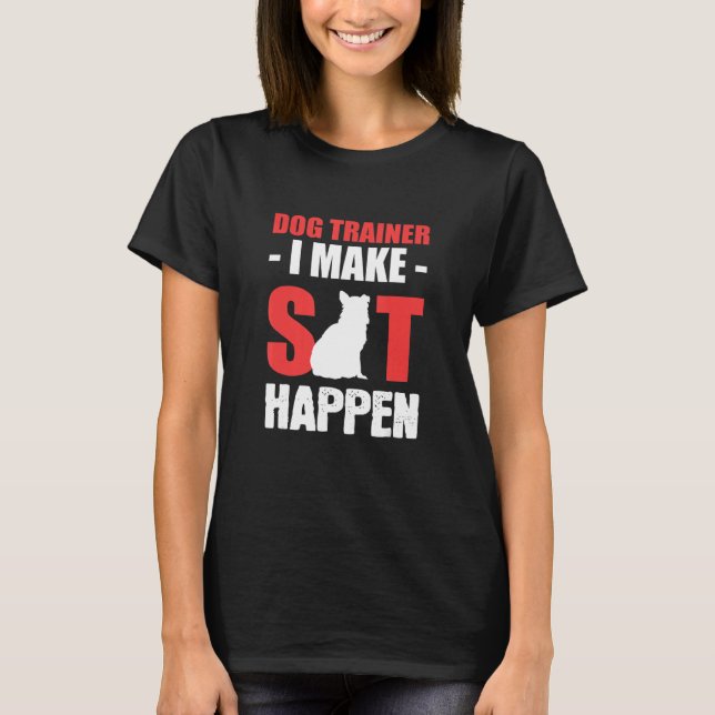 Gör Sit Happen-veterinär T Shirt (Framsida)