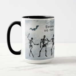 Gör Skeleton-bilden! Dancing Skeletons Mugg