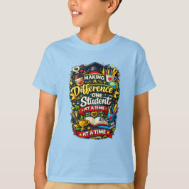 Gör skillnad en elev i taget t shirt