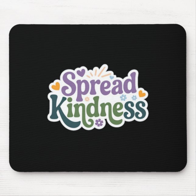 Gör skillnad - Spread Kindness-etikett Musmatta (Framsidan)