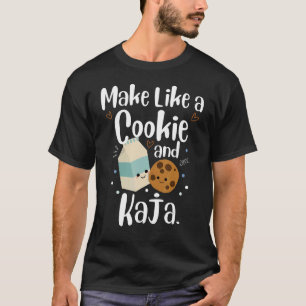 Gör som ett koreanskt språk i Cookie och Kaja Cute T Shirt
