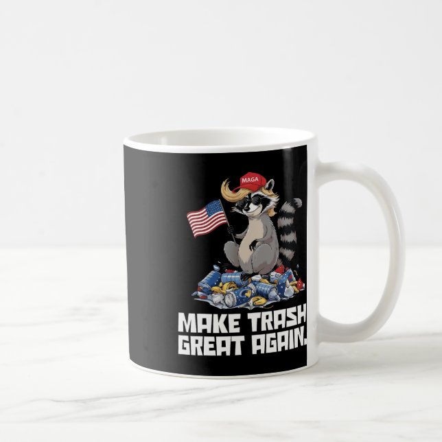 Gör Sopor till Underbar igen Trump Sopor Referens Kaffemugg (Höger)