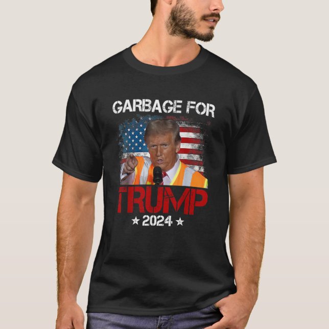 Gör Sopor Underbart igen | Sopor för trump 2024 T Shirt (Framsida)