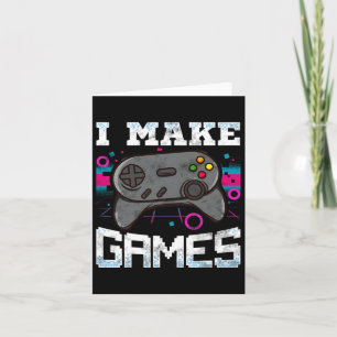 Gör spel för spelutvecklare för videospel till gåv kort