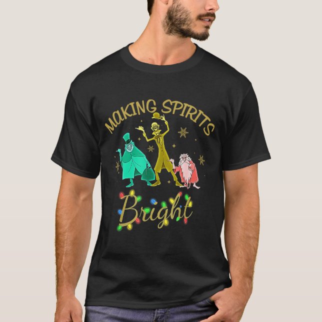Gör Srits Ljus Julskjorta  T Shirt (Framsida)