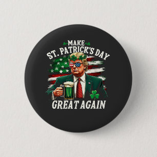 Gör St. Patricks dag Underbar igen Trump Knapp