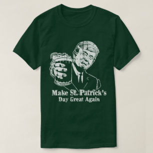 Gör st patrick's day den underbara igen irländsk t shirt