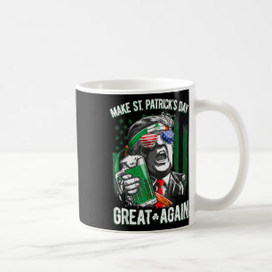 Gör St Patricks Day Stort Igen Irländsk Leprechaun Kaffemugg