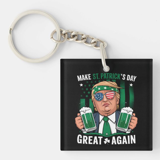 Gör St Patrick's Day Stort Igen Irländska Trump (Framsidan)