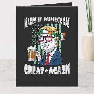 Gör St Patricks Day Stort Igen Sankt Paddys Kort