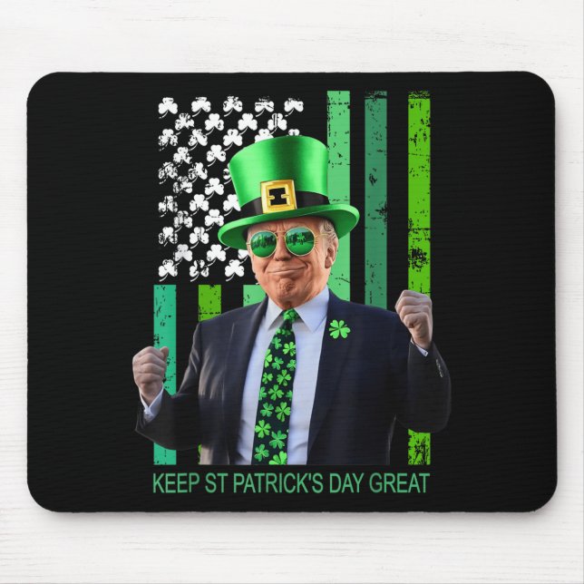 Gör St patricks day Underbar igen, Irish American  Musmatta (Framsidan)