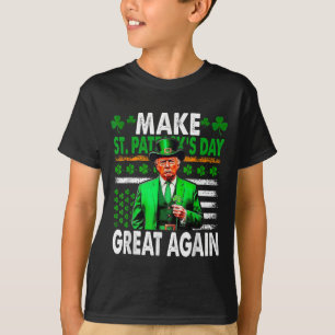 Gör St patricks day Underbar igen, Irish American  T Shirt