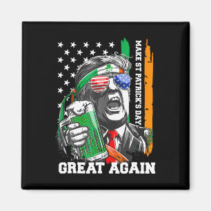 Gör St patrick's day Underbar igen, Lucky Trump Be Magnet