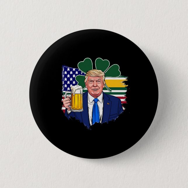 Gör St patrick's day Underbar igen, lustigt iris Knapp (Framsida)