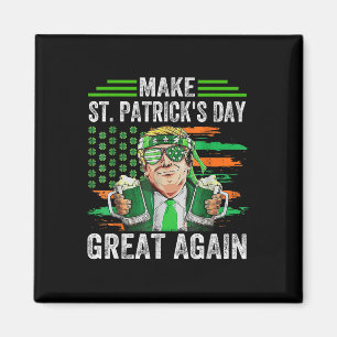 Gör St patricks day Underbar igen, lustigt, irländ Magnet