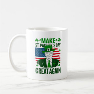Gör St patricks day Underbar igen, lustigt Kaffemugg