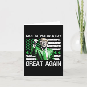 Gör St patricks day Underbar igen, lustigt Kort