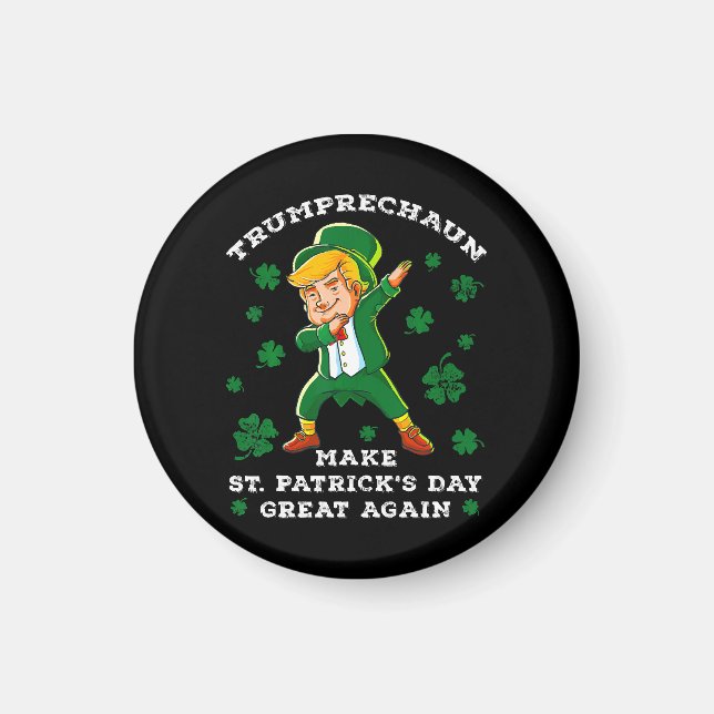 Gör St patrick's day Underbar igen, lustigt Magnet (Framsidan)
