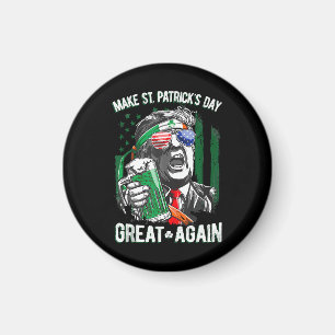 Gör St patrick's day Underbar igen, lustigt Magnet