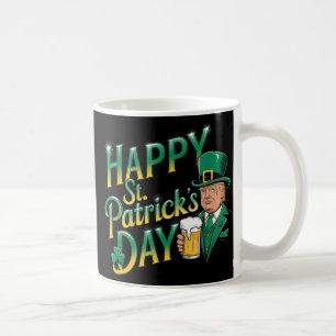 Gör St patricks day Underbar igen, roligt Trump Ma Kaffemugg