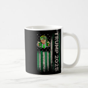 Gör St patricks day Underbar igen, roligt Trump Ma Kaffemugg