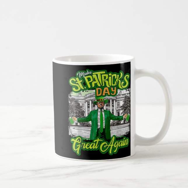 Gör St. Patricks Day Underbar igen till en fin tru Kaffemugg (Höger)