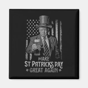 Gör St patricks day Underbar igen Trump Shamrock_2 Magnet