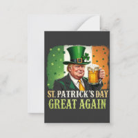 Gör St. Patrick's fantastisk igen Trump irländsk