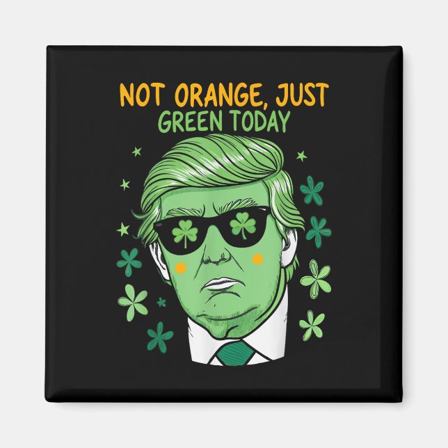 Gör St. Patricks Grönt igen - Trump Parody Magnet (Framsidan)