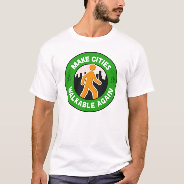Gör städer valbara igen - valbar stad t shirt (Framsida)