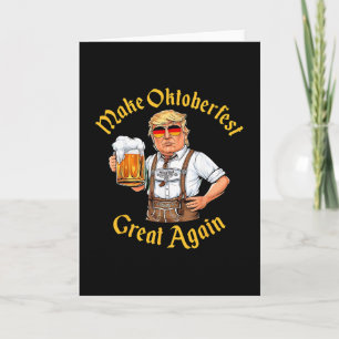 Gör Stor Igen Trump Tysk Öl Parti Prost 1 Kort