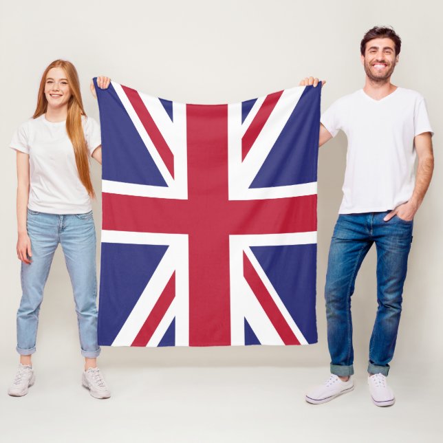 Gör Storbritannien Underbarare igen, första Flagga Fleecefilt (På plats)
