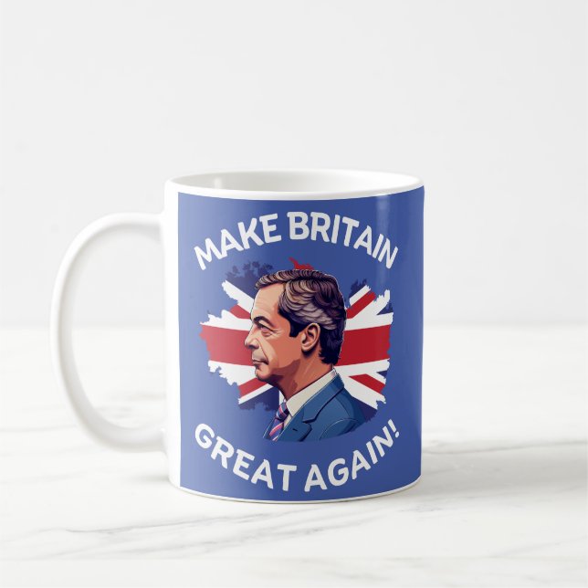 Gör Storbritannien Underbart igen Nigel Farage Kaffemugg (Vänster)