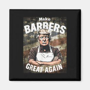 Gör strecken Underbara igen _ Barbers för trumma Magnet