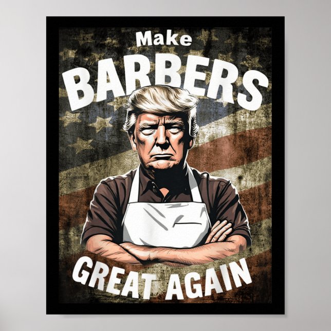 Gör strecken Underbara igen _ Barbers för trumma Poster (Framsidan)