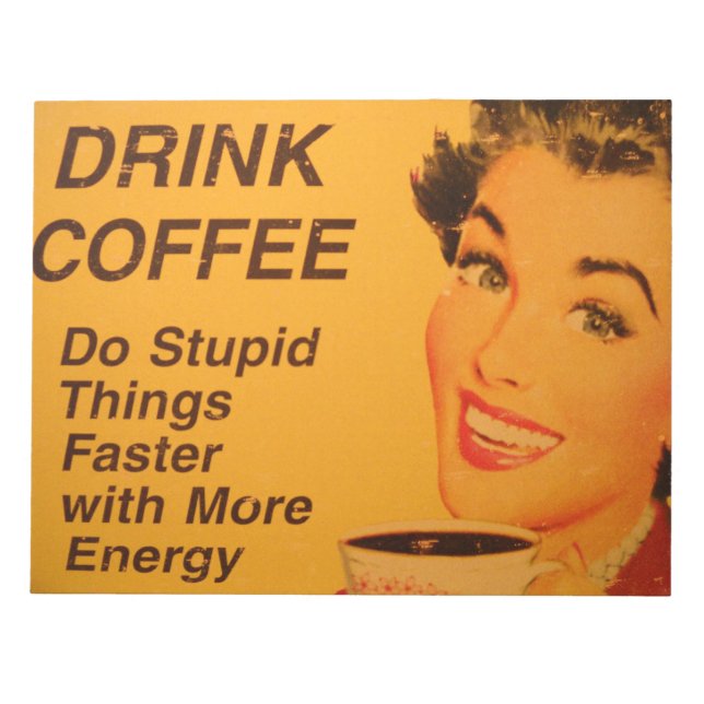 Gör Stupid Sak snabbare Anteckningsblock (Framsida)