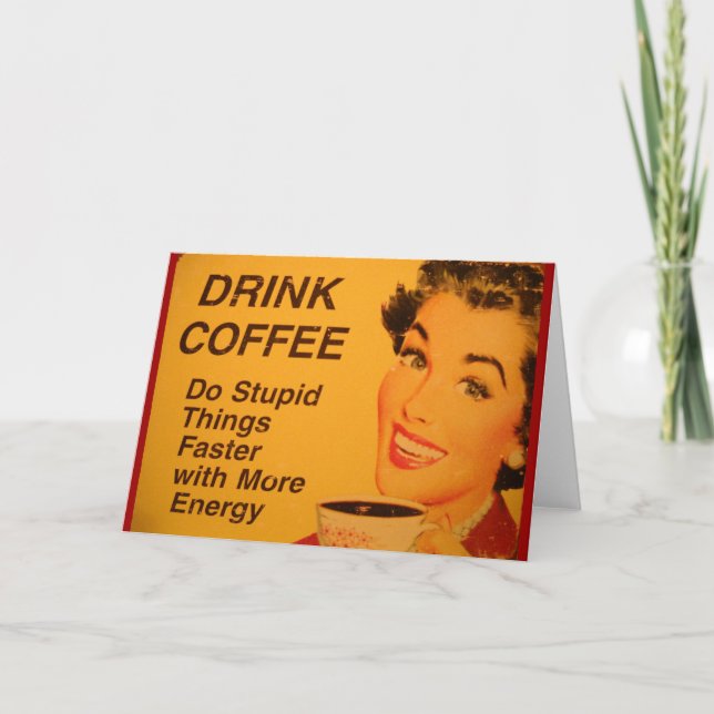 Gör Stupid Sak snabbare Kort (Framsida)