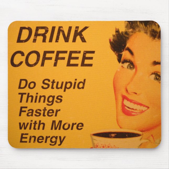 Gör Stupid Sak snabbare Musmatta (Framsidan)