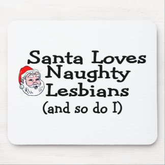 Gör stygga lesbiskar för Santa kärlek och så mig Musmatta