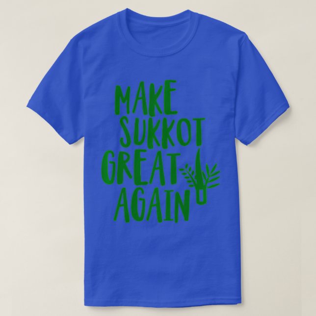 Gör Sukkot Underbar igen judisk Sukkah Harvest Lul T Shirt (Design framsida)