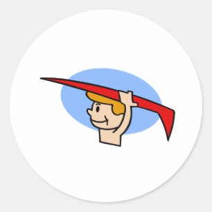 Gör surfning runt klistermärke