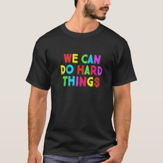 Gör Svåra Saker Lärare Börjar I Skolan T Shirt