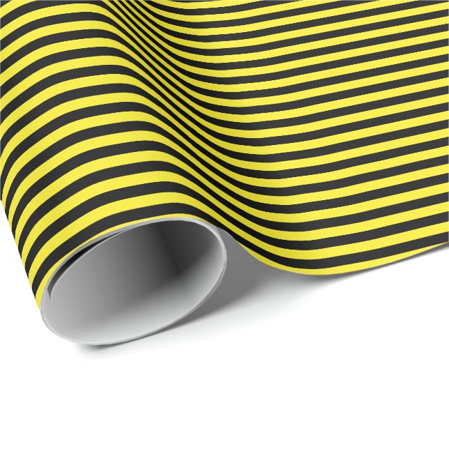 Gör svarten tunnare och gulna randar som slår in presentpapper (Rullad Hörn)