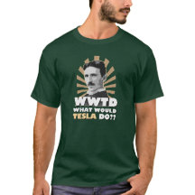 Gör T-tröja, vad skulle Tesla