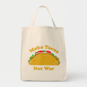 Gör Tacos inte Krig Tygkasse